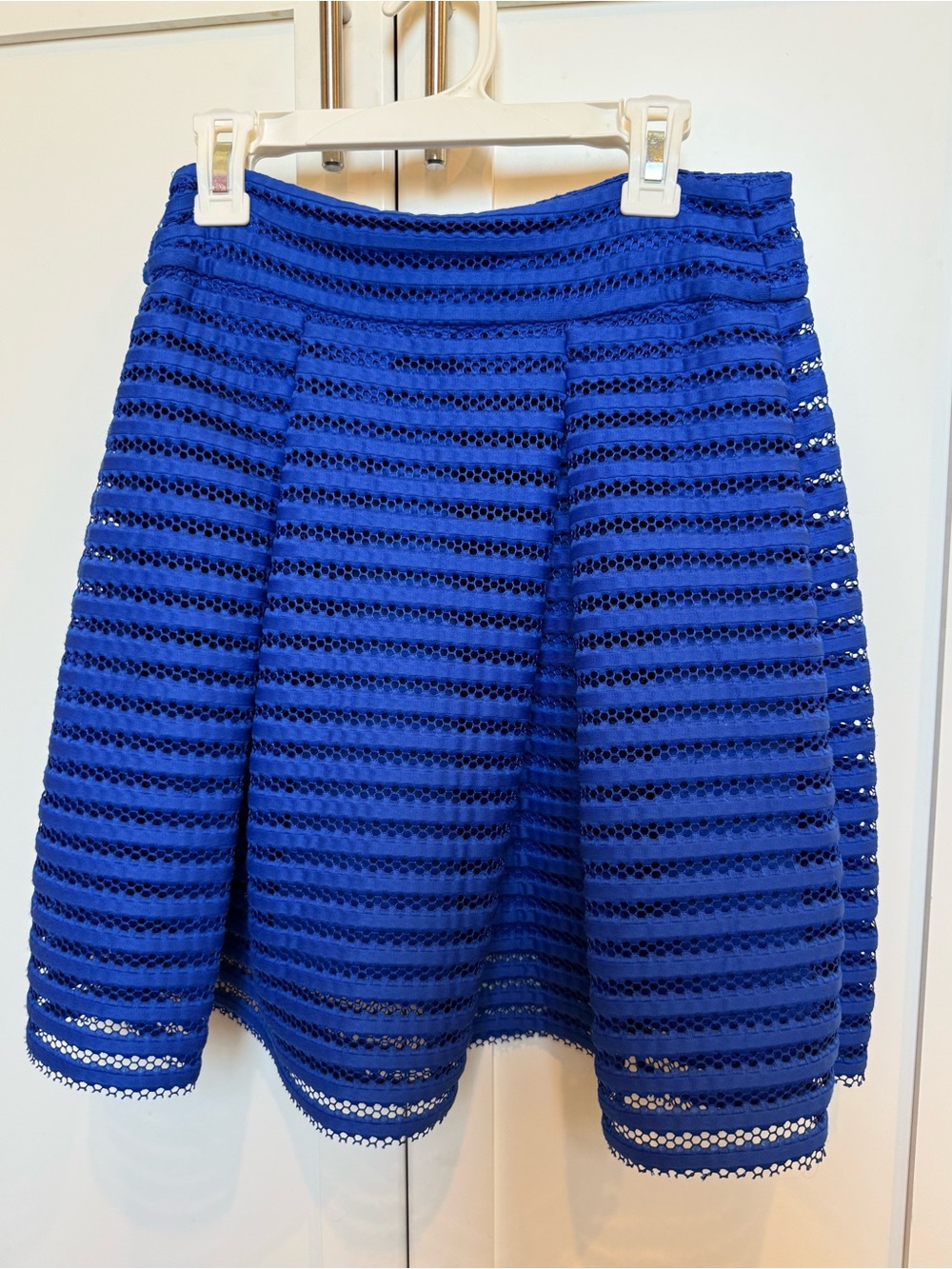 Express Royal Blue Lace Skirt